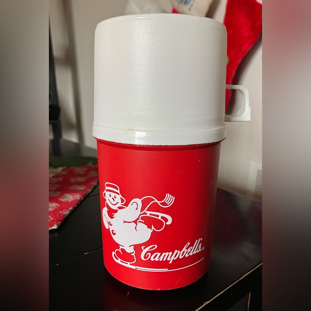 Vintage Campbells Snowman Thermos